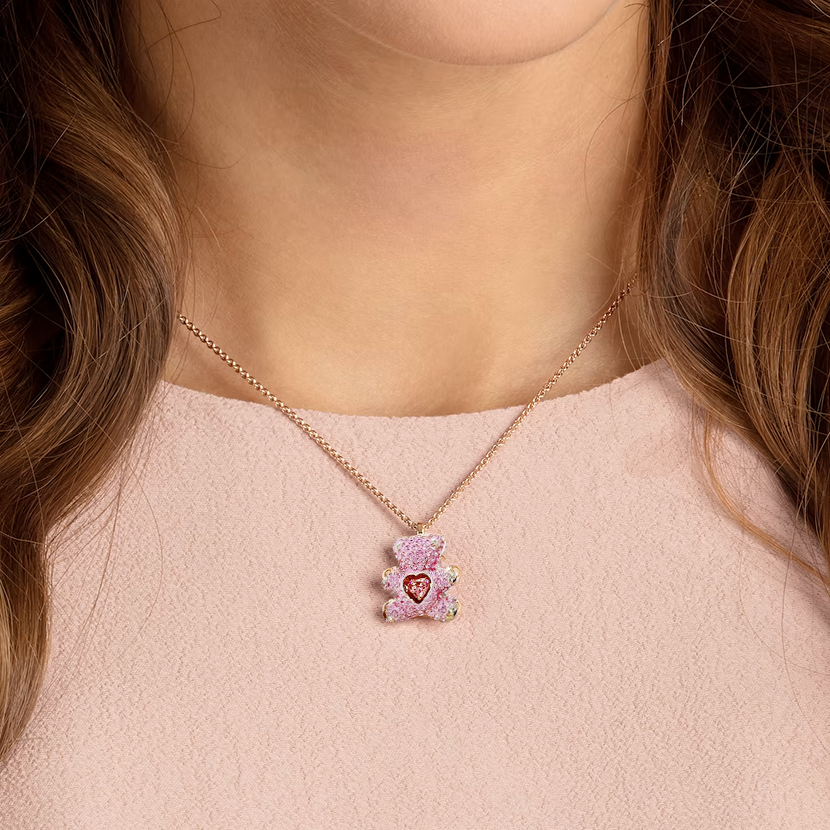 Dây chuyền LAMY Teddy Bear Necklace Pink 6055