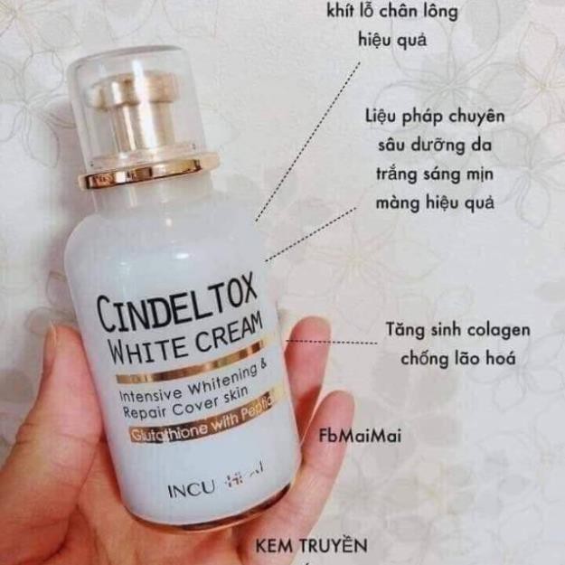 kem truyền trắng cindeltox