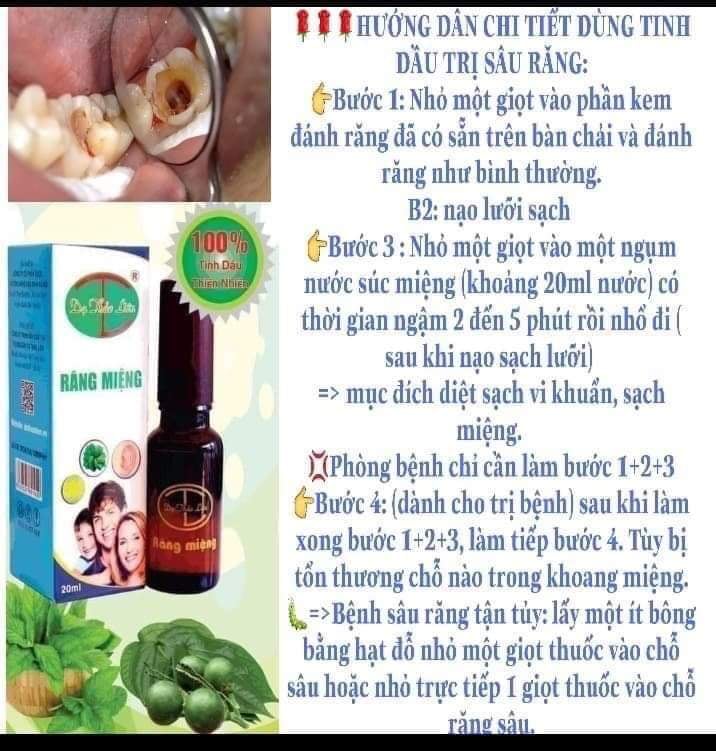 Tinh dầu răng miệng DẠ THẢO LIÊN