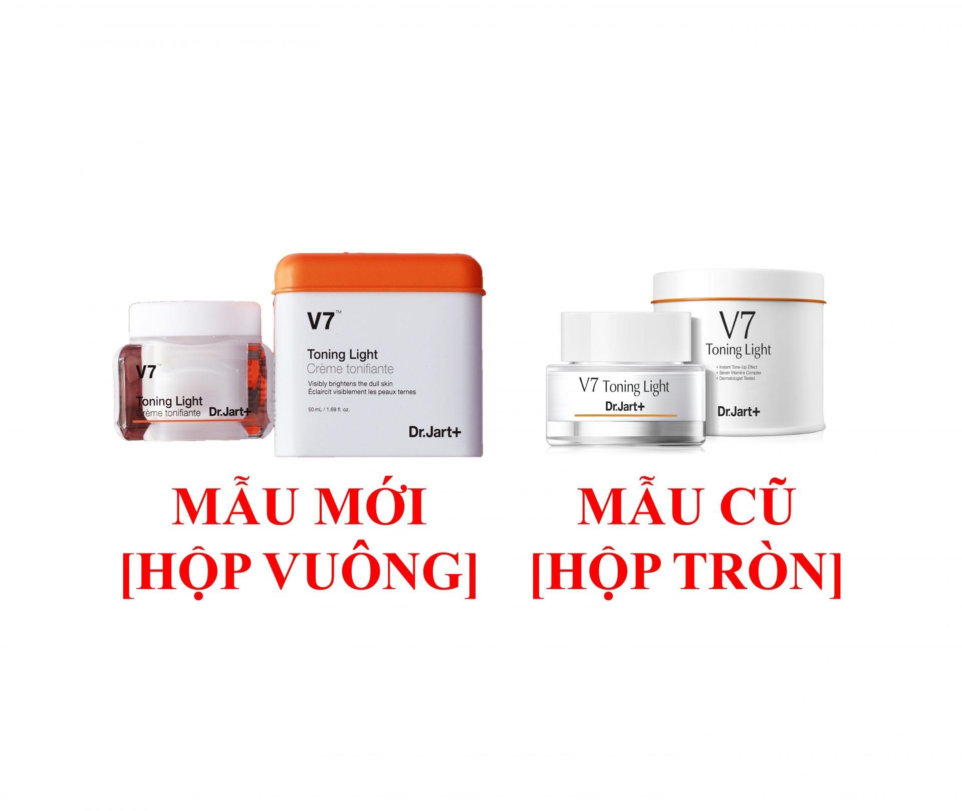 [Deal sốc] Kem Dưỡng Da V7 Toning Light Dr Jart Data 2022