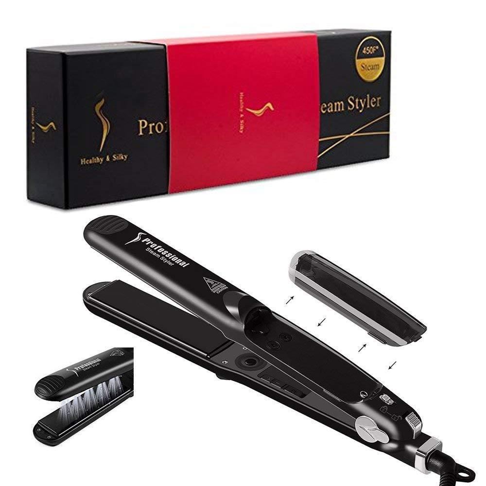 Máy Là Kẹp Duỗi Tóc Hơi Nước Steam styler chính hãng chuyên dùng cho salon