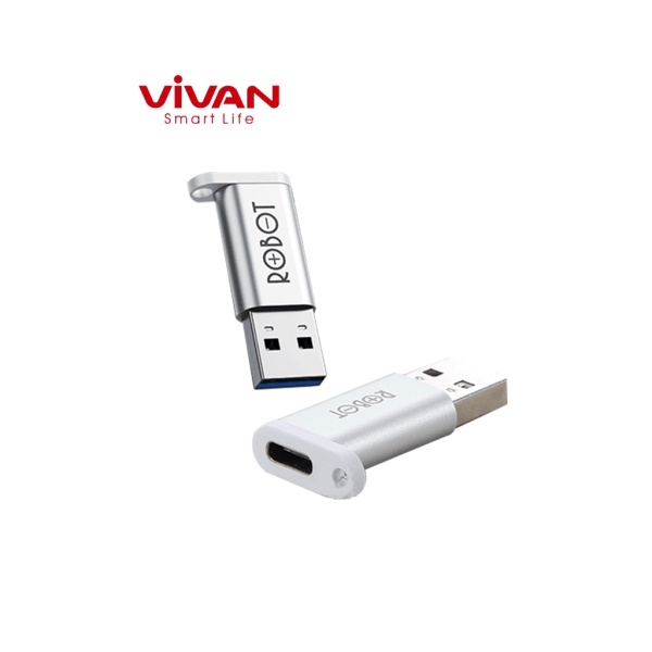 Bảng giá Đầu Chuyển Đổi OTG Cổng USB 3.0 Sang Type-C VIVAN RT-OTG03 - Chất Liệu Vỏ Kim Loại Phong Vũ