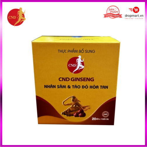 Thực phẩm bổ sung CND Ginseng nhân sâm & táo đỏ hòa tan