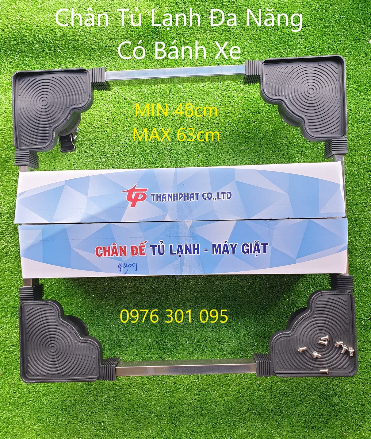 Chân kê tủ lạnh - máy giặt inox đa năng