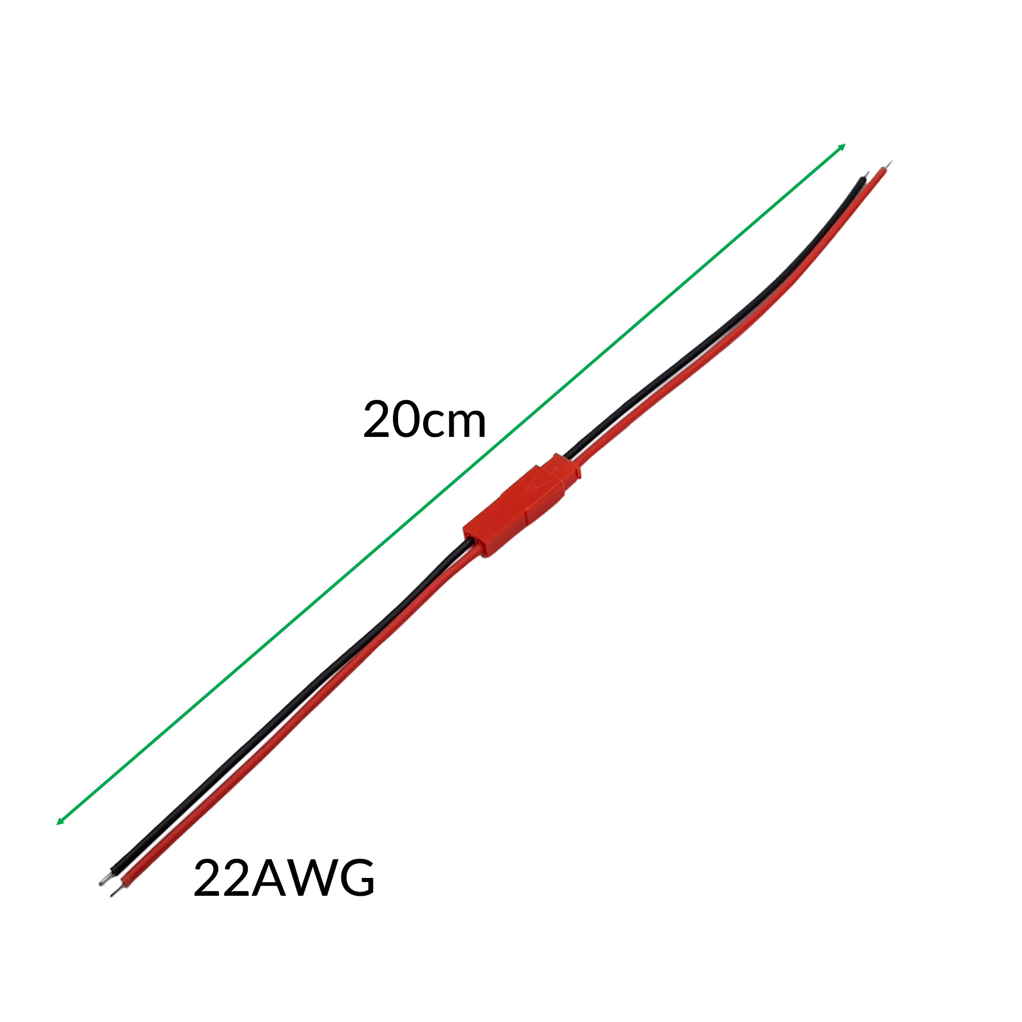 Combo 3 Jack nối JST 2P 20cm