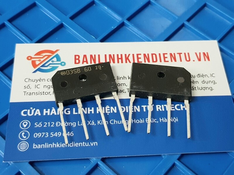 D3sb60 diode cầu 4a 600v