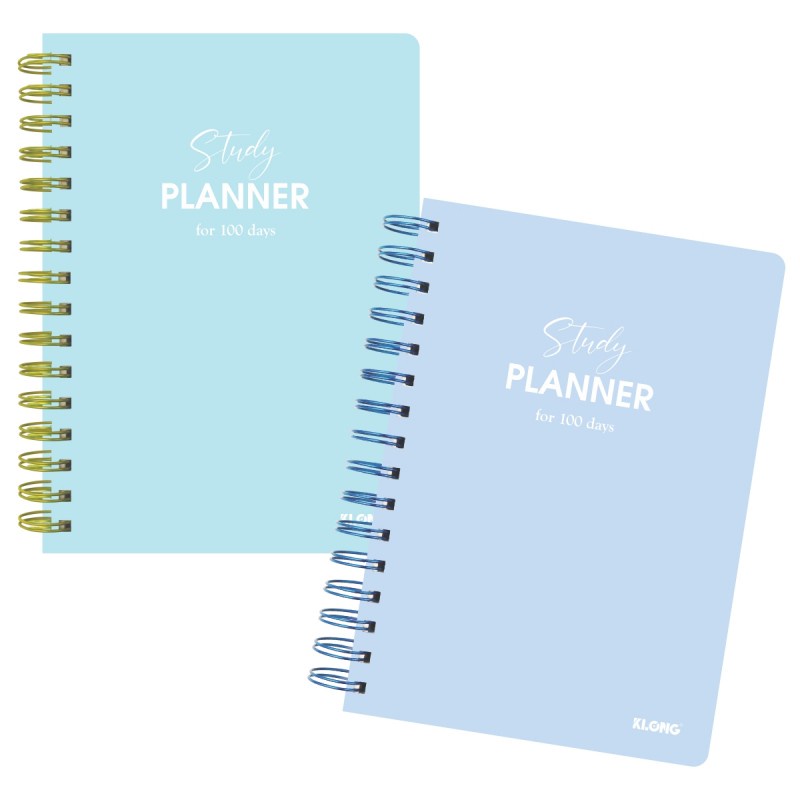 Klong sổ lò xo kép study planner a5 ms: 946