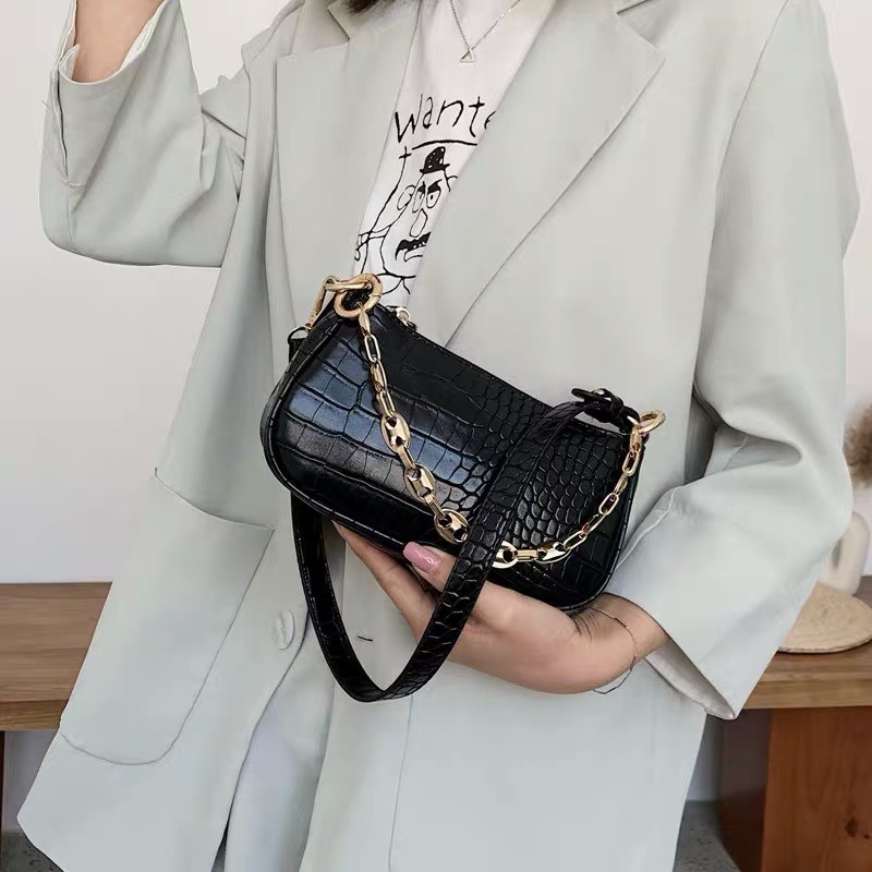 Túi kẹp nách dây xích phong cách hàn quốc  Túi đeo chéo nữ đẹp giá rẻ 3 dây mẫu bán chạy HT81 TOP1SHOP M66