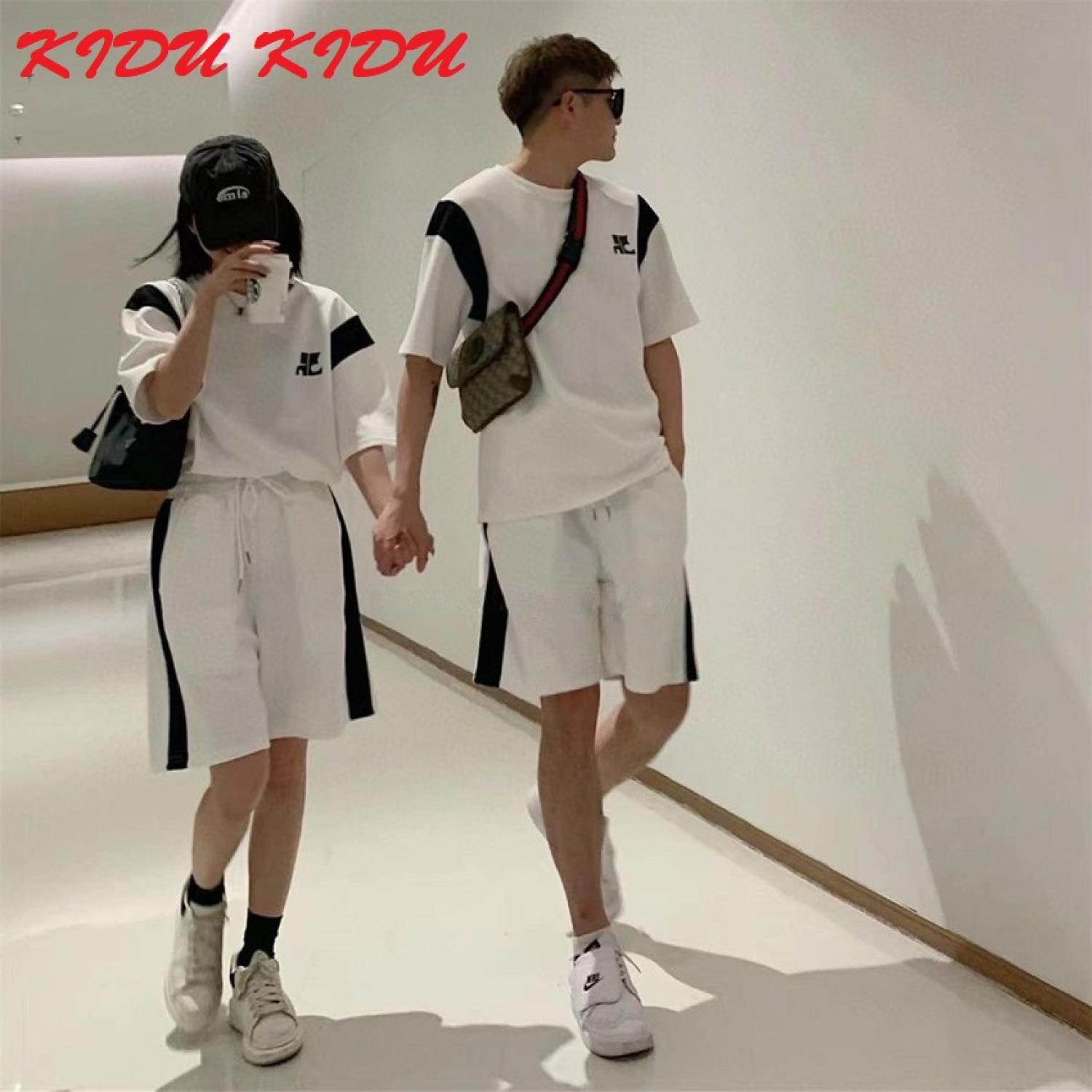 Quần áo thể thao nam nữ cộc tay thời trang BH34, bộ thể thao mặc hè chất thun co giãn 4 chiều.KIDU KIDU 03