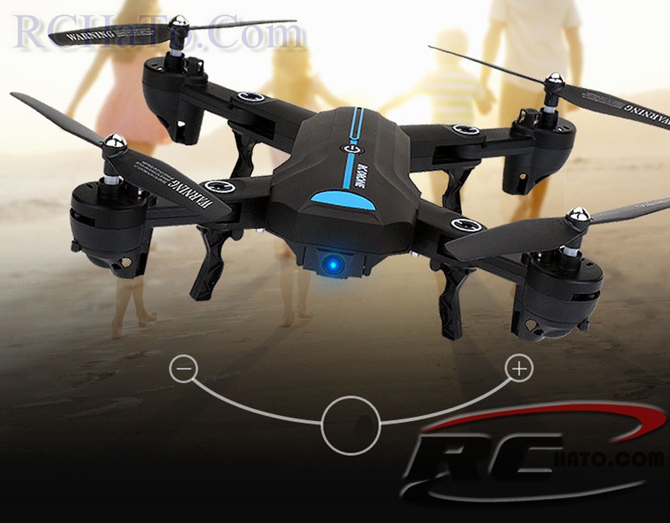 flycam A6 camera HD gấp gọn có tự bay về