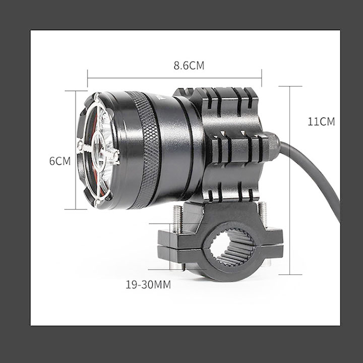 [HCM]Đèn Trợ Sáng L9 40W MOTO-WOLF Cao Cấp [ Tặng Công Tắc ]