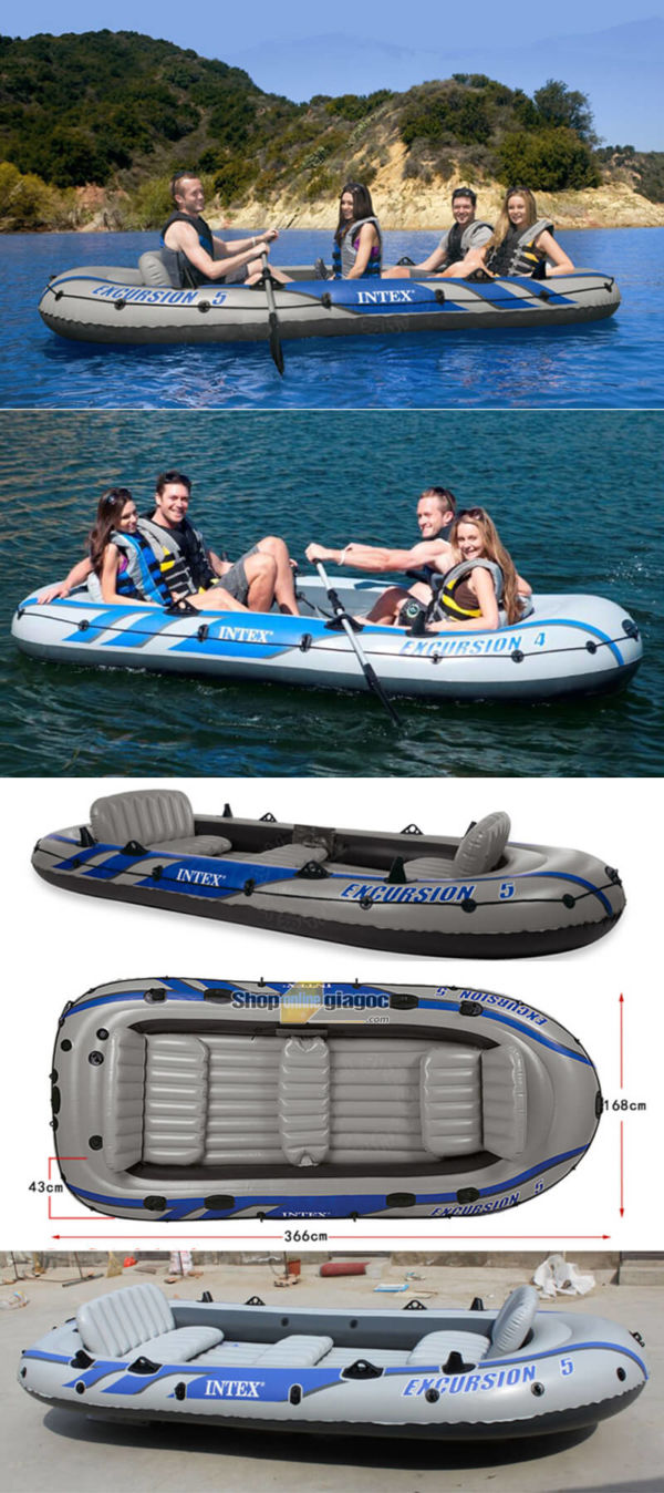 Thuyền Bơm Hơi EXCURSION 5 Người INTEX 68325