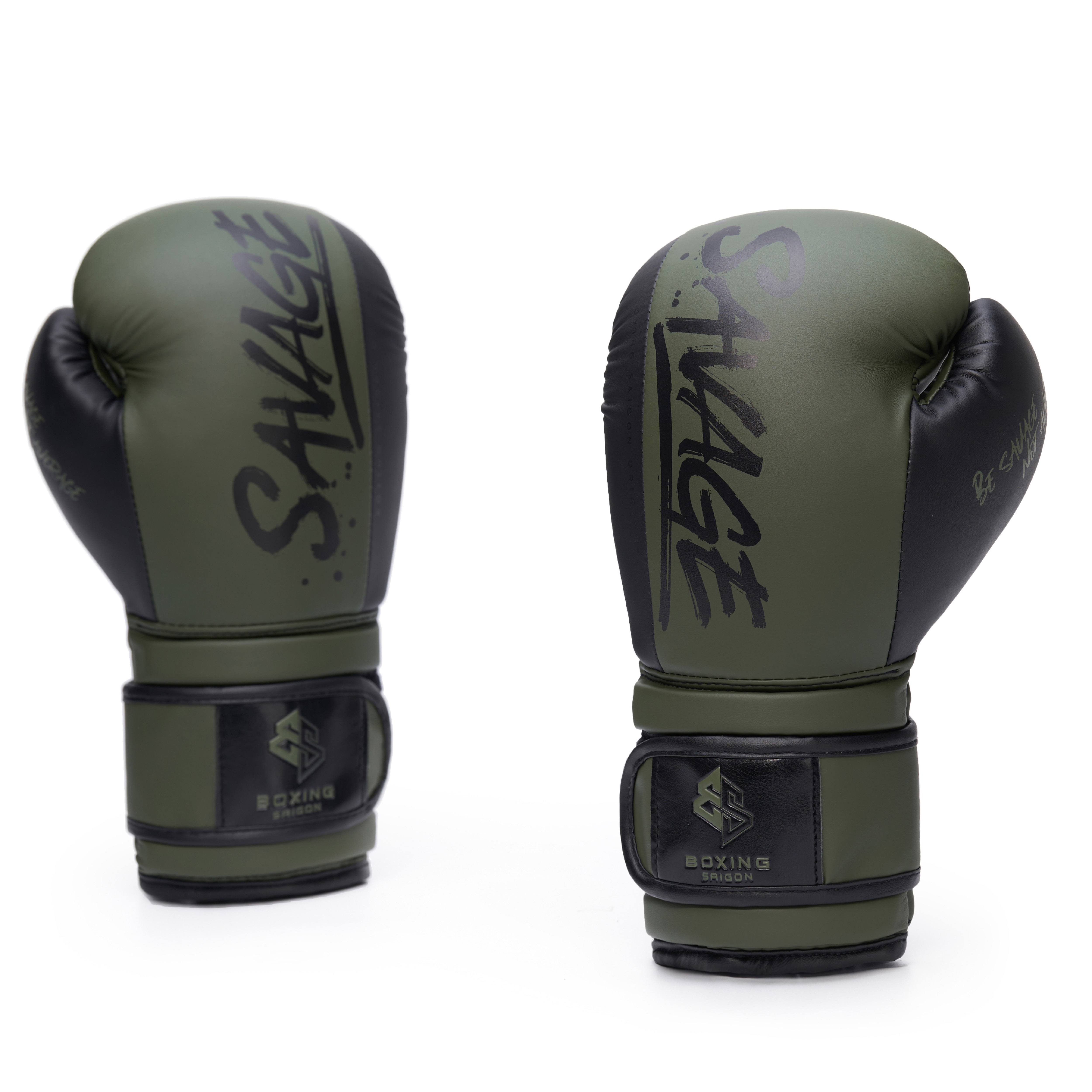 Găng tay Boxing Saigon Savage - Green/Black