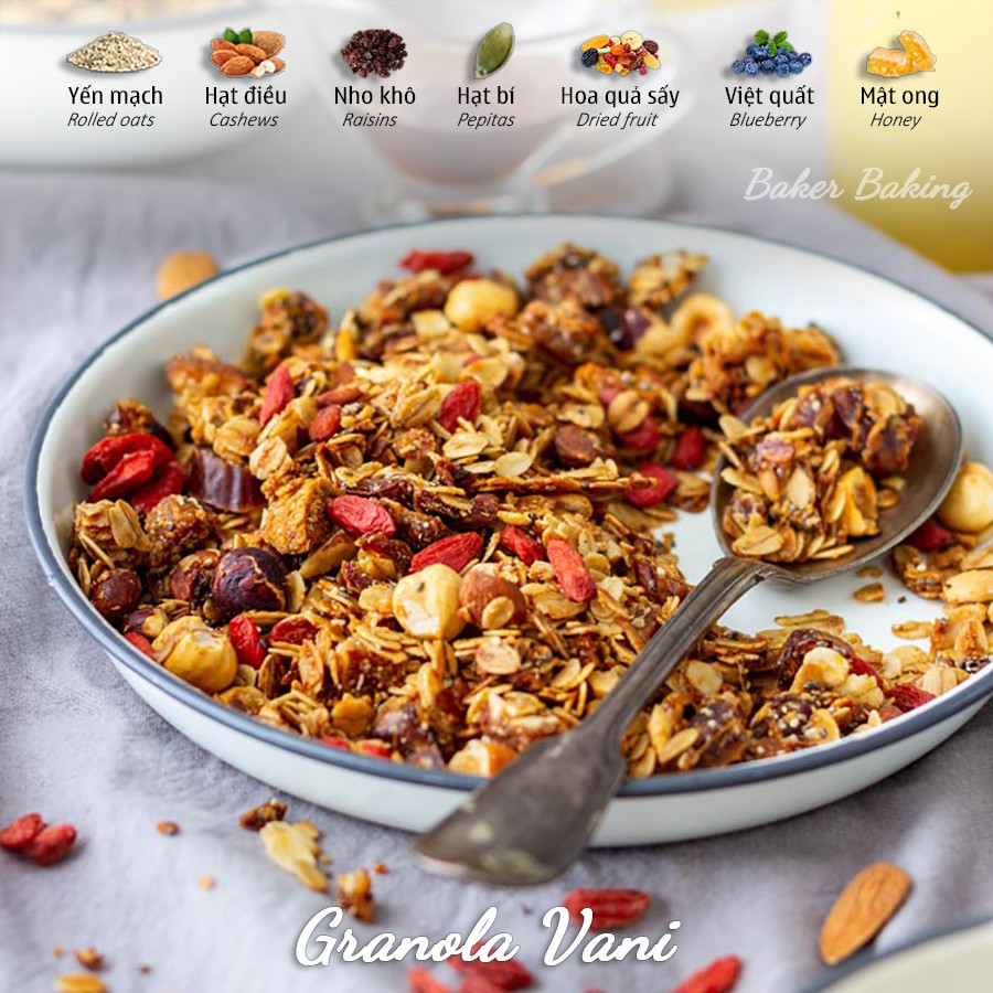 Hạt Ngũ Cốc Dinh Dưỡng Granola