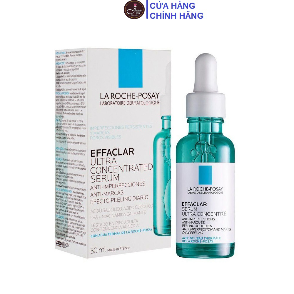 Tinh Chất La Roche Posay Effaclar Serum 3 Tác Động Giảm Mụn, Thâm Sau Mụn Và Lỗ Chân Lông To 30ml