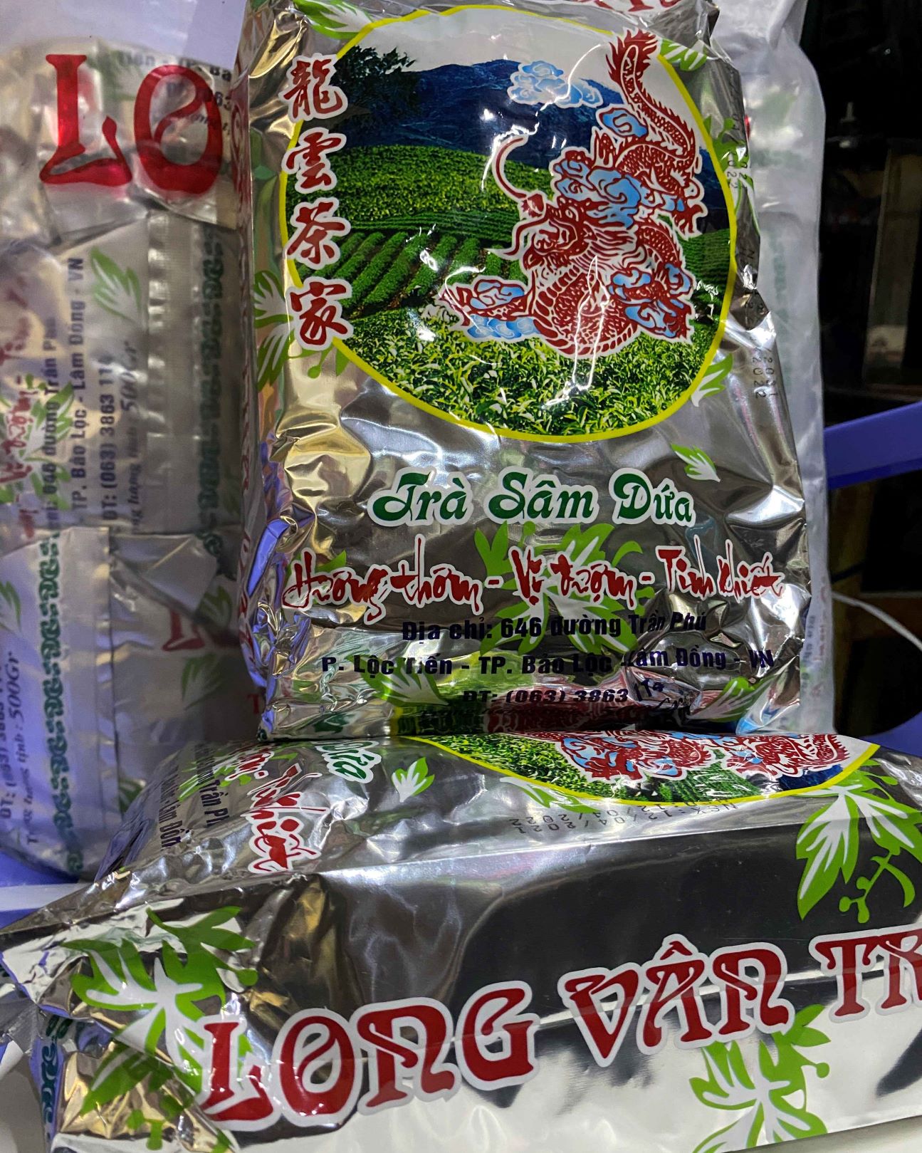 tea pineapple Long Vân 500g