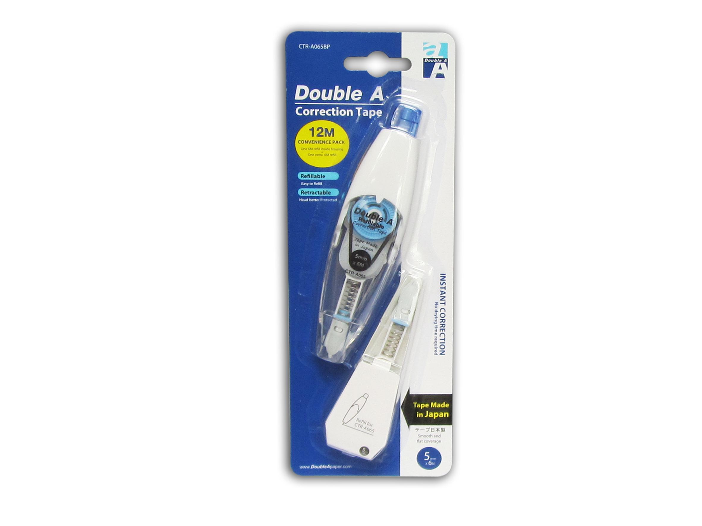 Double A Bút xóa + Ruột CTR A065BP (2 Cái)