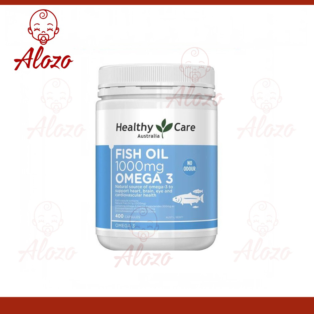 Dầu Cá Fish Oil Healthy Care Omega 3 1000mg, 400 viên Của Úc