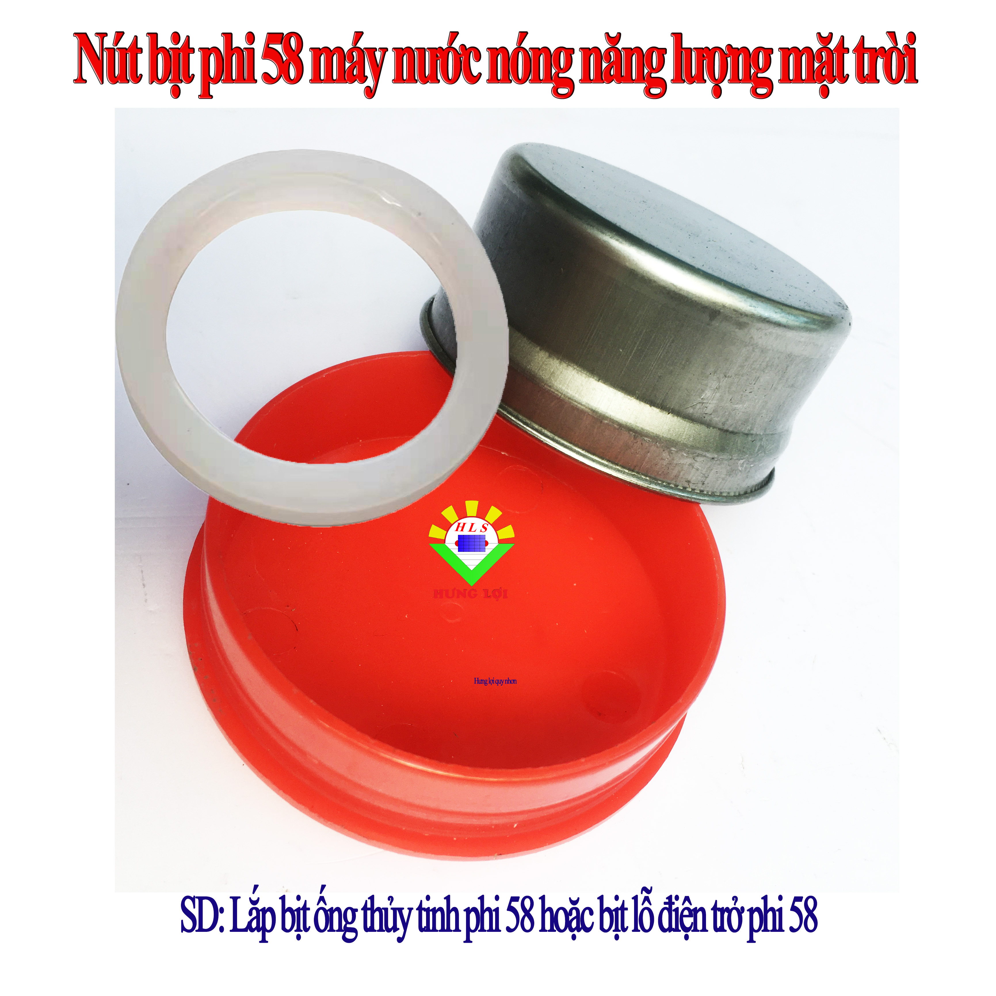Nút bịt phi 58 cho máy nước nóng năng lượng mặt trời