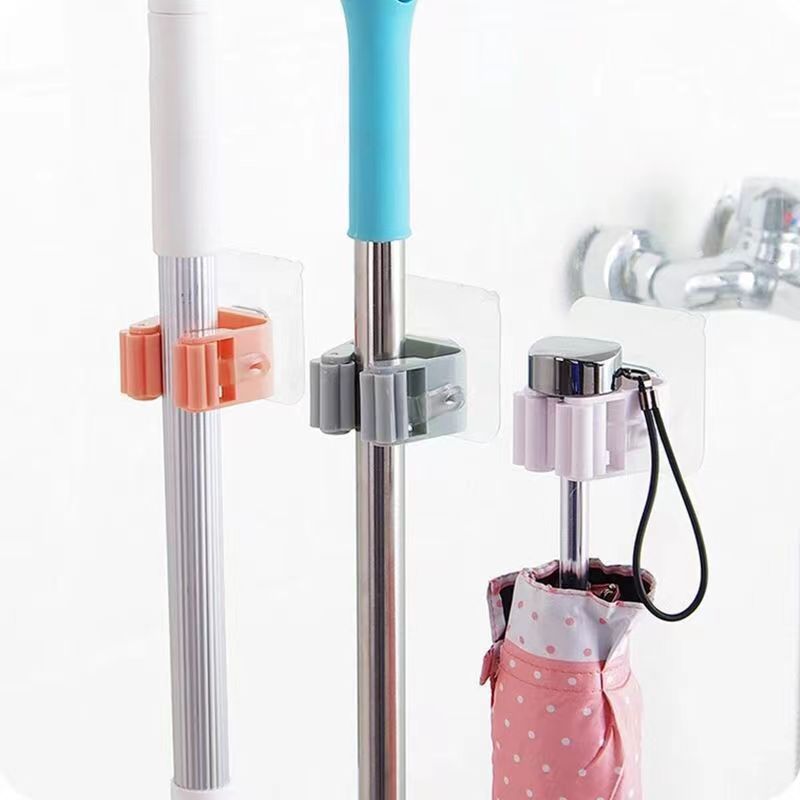 Móc treo chổi lau nhà,Móc Dính Tường Treo Cây Chổi Lau Nhà Chịu Lực /Móc Treo Chổi, Treo Ô, Đồ Dùng-HAUSE