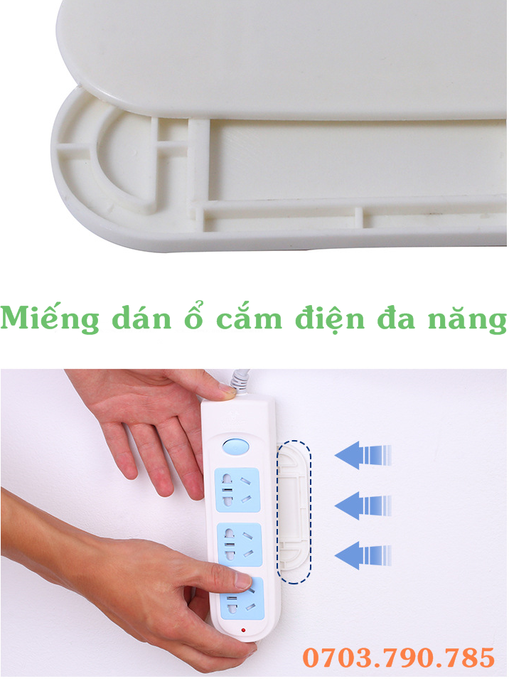 Bộ Miếng Dán Ổ Cắm Điện Đa Năng