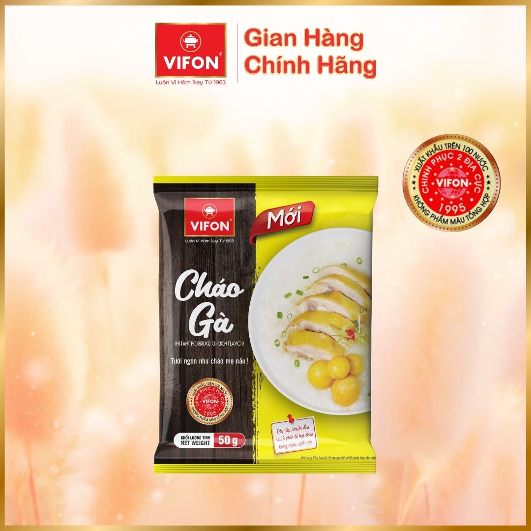 Cháo Thịt Bằm/ Cháo Gà/ Cháo Cá VIFON 50gr / Gói
