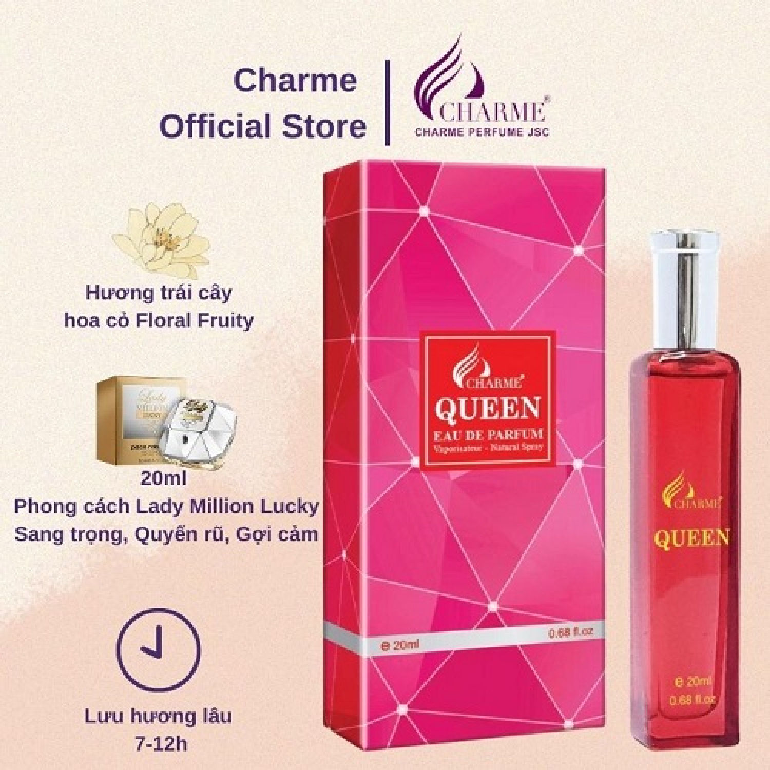 Nước hoa Unisex 20ml các loại (GOOD GIRL, QUEEN, BOSS, LUXURY, KING, SO SEXY)
