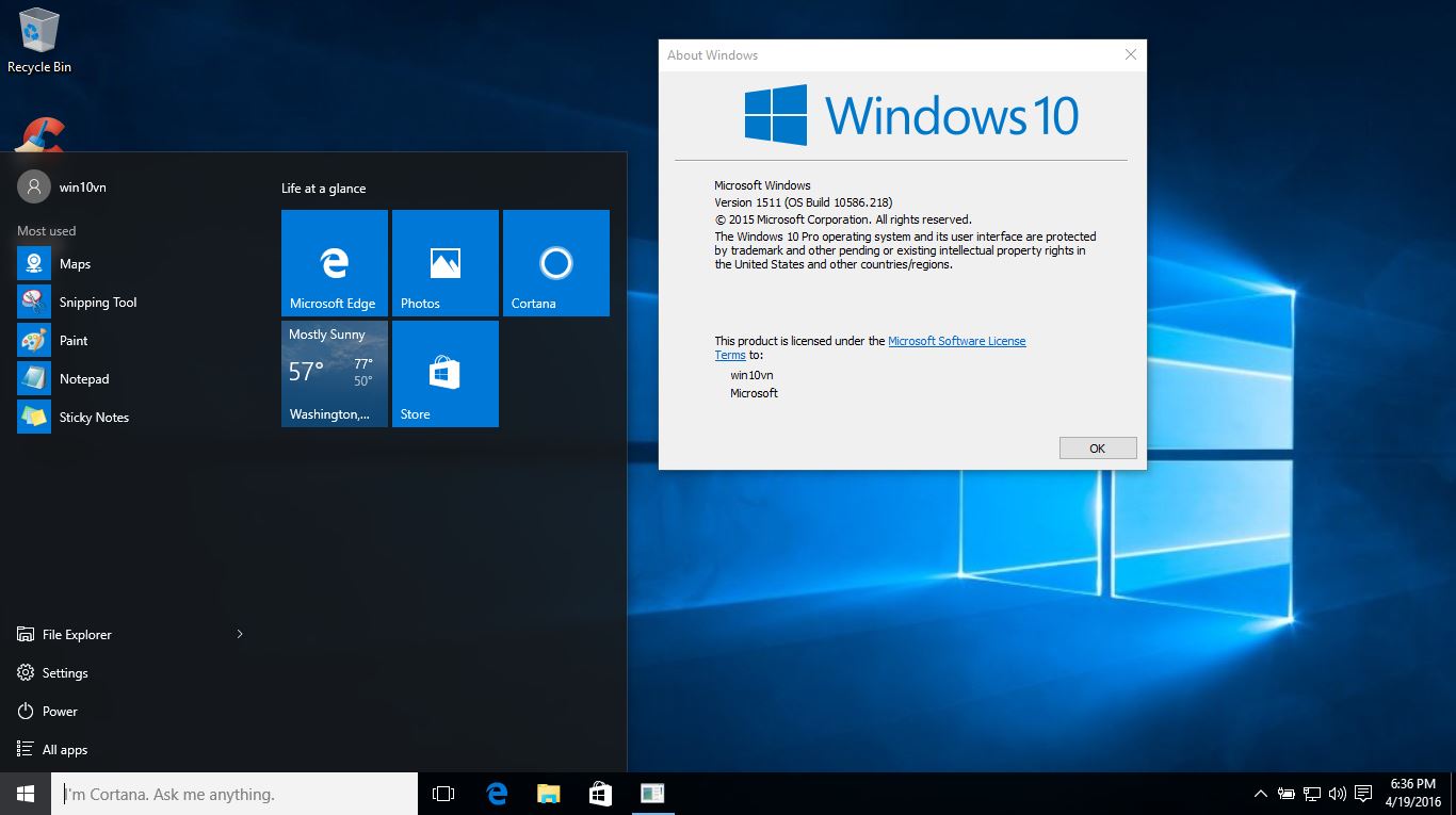 Phong Thư  ( mã code Windows 10 Education thiết bị )