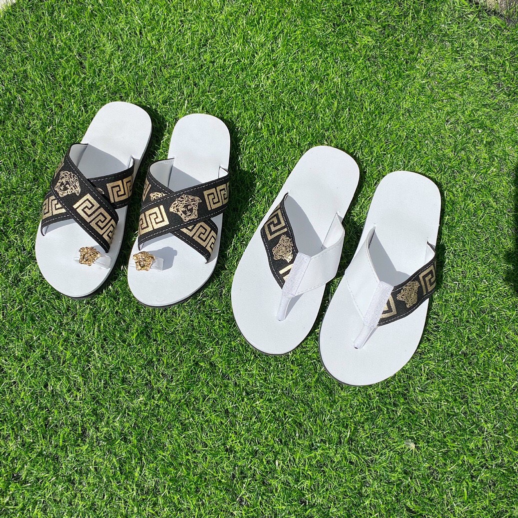 Sandal chíp chíp ( dép cặp nam nữ ) đế trắng đủ màu đủ size