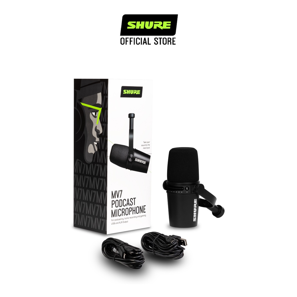 Micro Podcast Shure MV7 -  Hàng Chính Hãng