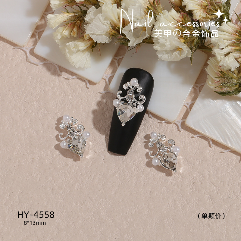 [CHARM] Charm nail - charm các loại - charm màu trắng