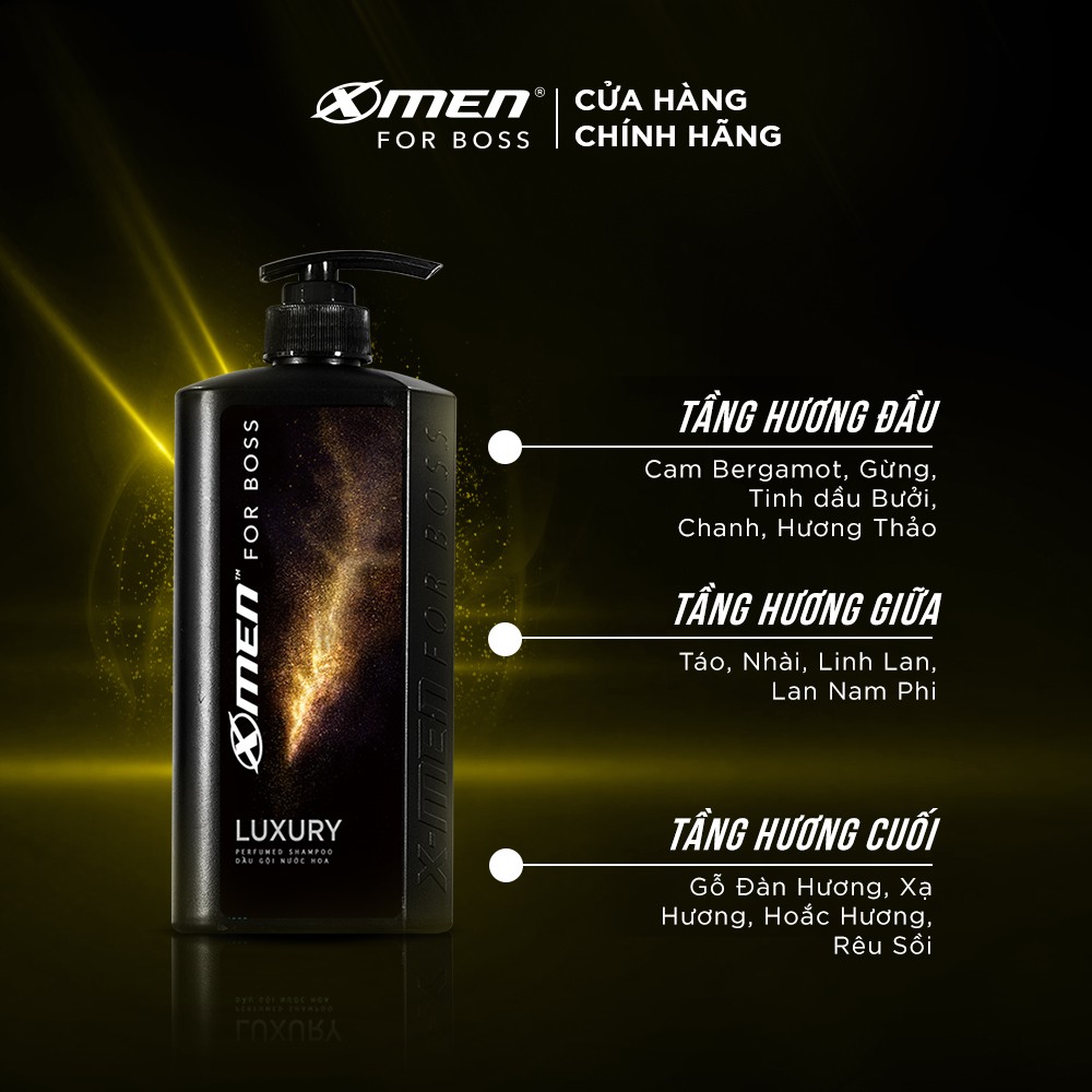 Dầu gội XMen for Boss Luxury 650g