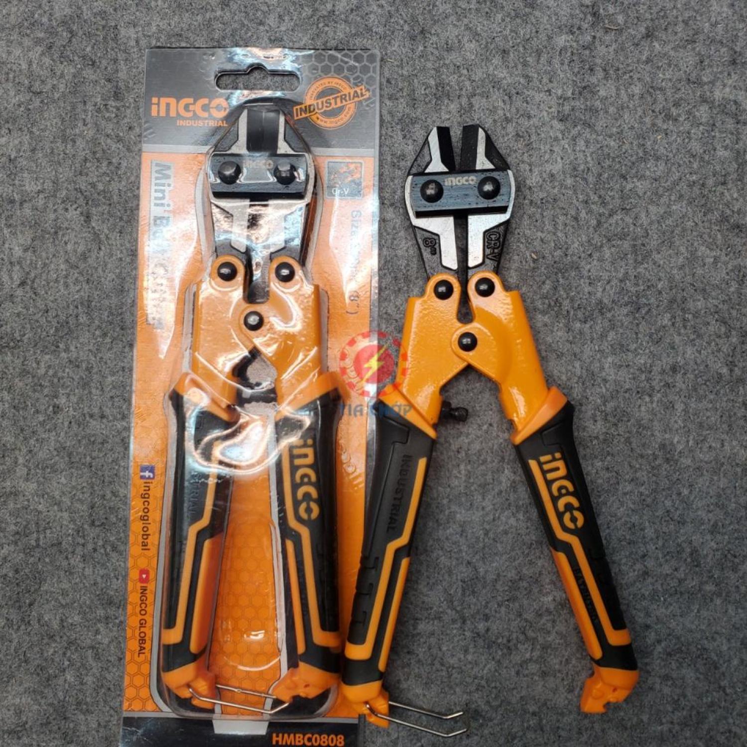 8" kìm cộng lực mini ingco hmbc0808 total tht11386