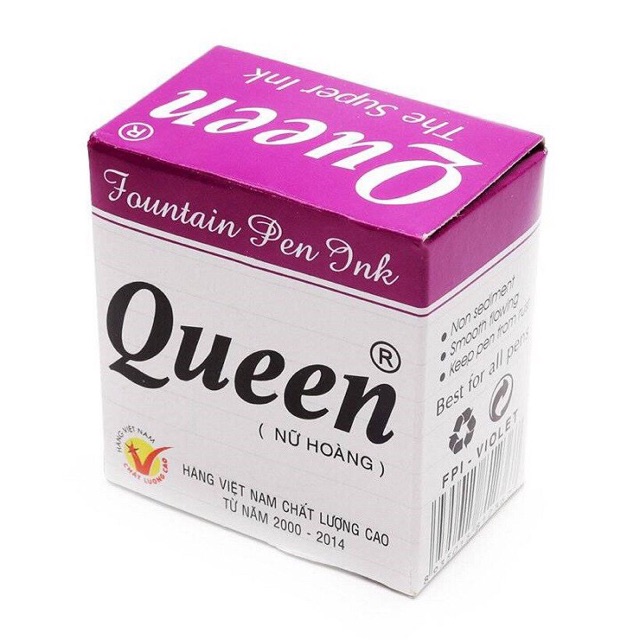 Mực Queen viết Bút Máy các màu