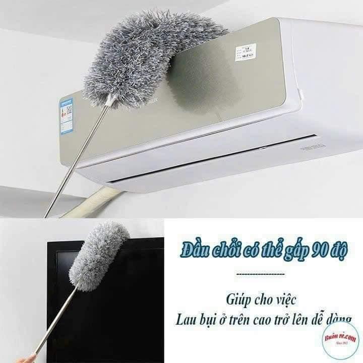 Chổi quét bụi trần nhà- chổi quét bụi có thể điều chỉnh chiều dài cán chổi