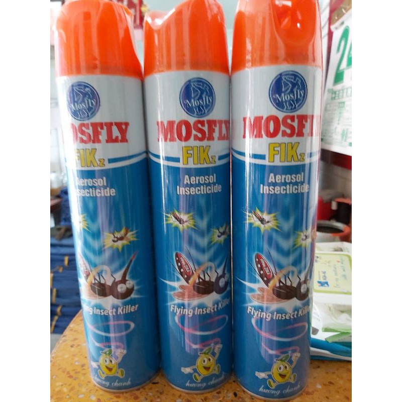 Bình xịt côn trùng Mosfly 1 SUPER 600ml(2 màu)