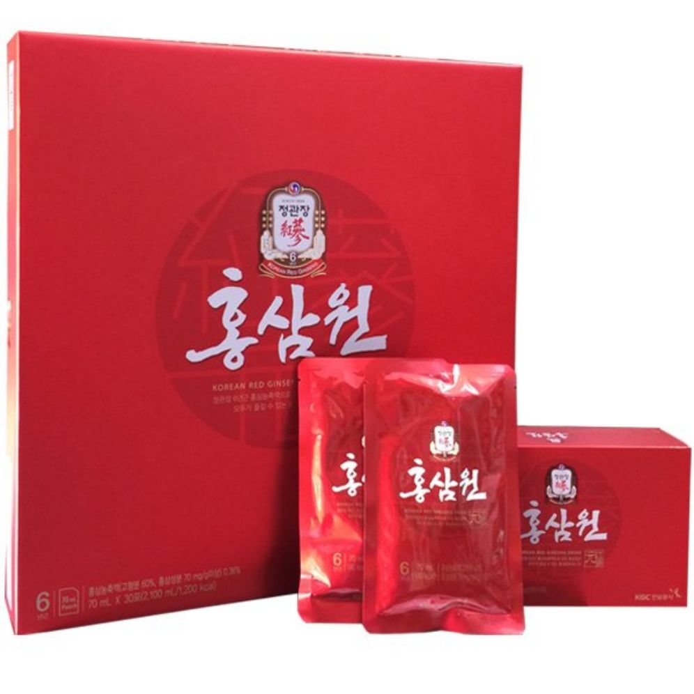 Nước hồng sâm KGC Cheong Kwan Jang Korea Red Ginseng Drink Hongsamwon hộp 30 Gói x 70ml