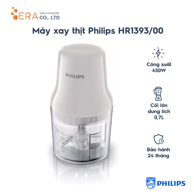 Máy Xay Thịt Philips HR1393 (0.7L)