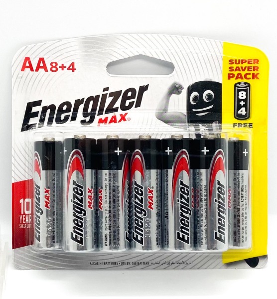 Pin AA Energizer Vỉ 12 Viên - Hàng Chính Hãng
