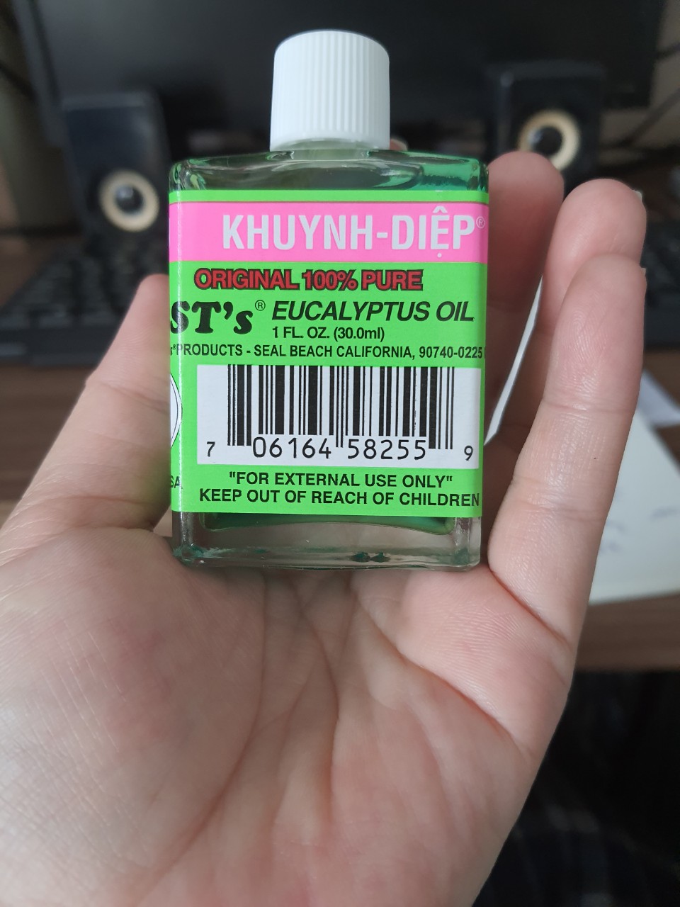 [HCM]DẦU KHUYNH DIỆP MỸ CHAI 30ML