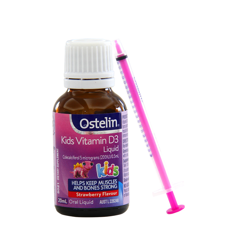 (ÚC - ĐỦ BILL) OSTELIN Kids Vitamin D3 Liquid 20ml