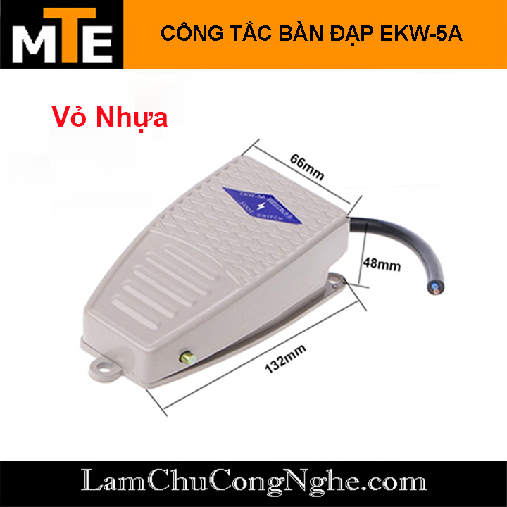 Công Tắc Bàn Đạp Chân 250VAC-10A