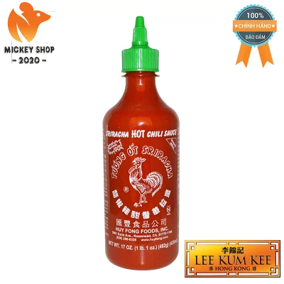 [ MADE IN USA ] Tương Ớt Sriracha Huy Fong foods MADE IN USA chai 482g, 793g