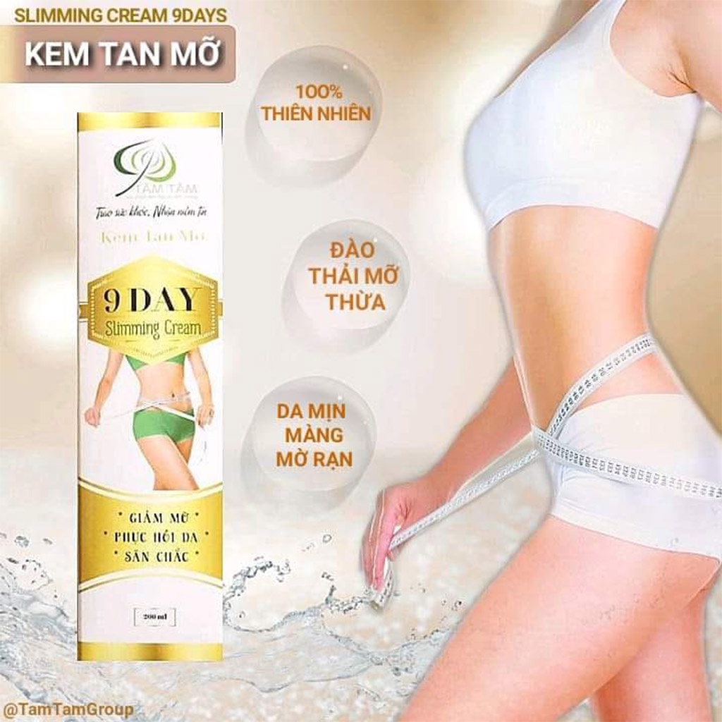 KEM TAN MỠ SLIMMING CREAM 9DAYS