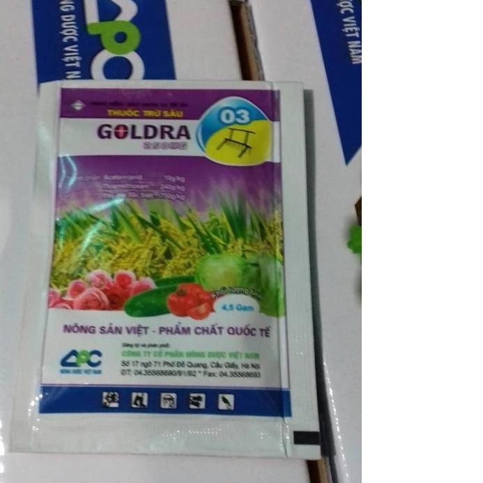 Thuốc trừ rầy, rệp Goldra 4.5g 250wg
