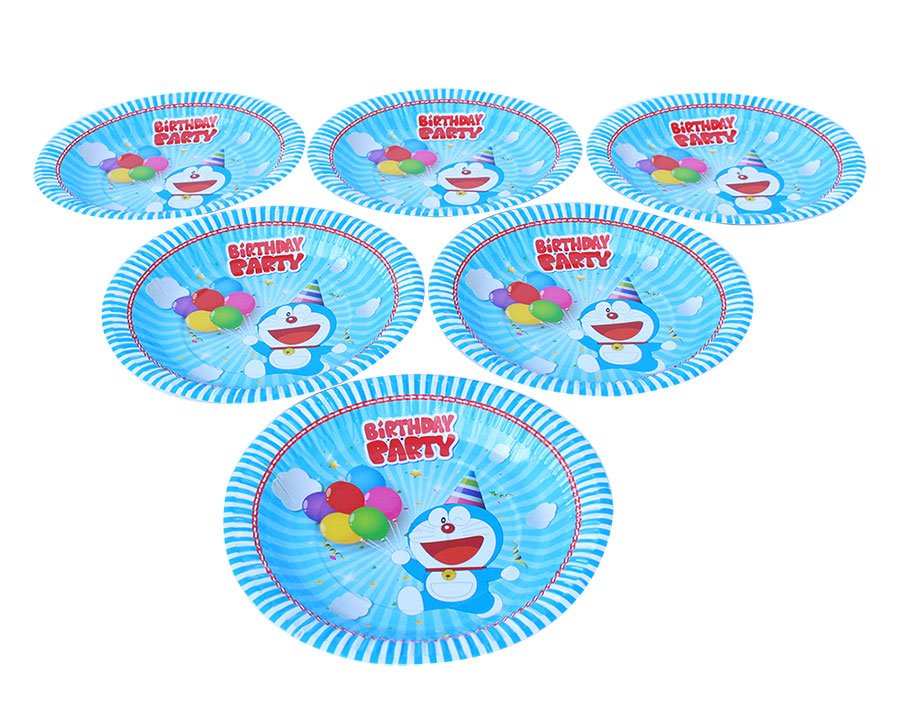 Set 6 cái Dĩa Sinh Nhật Chủ Đề Dành Cho Bé Trai