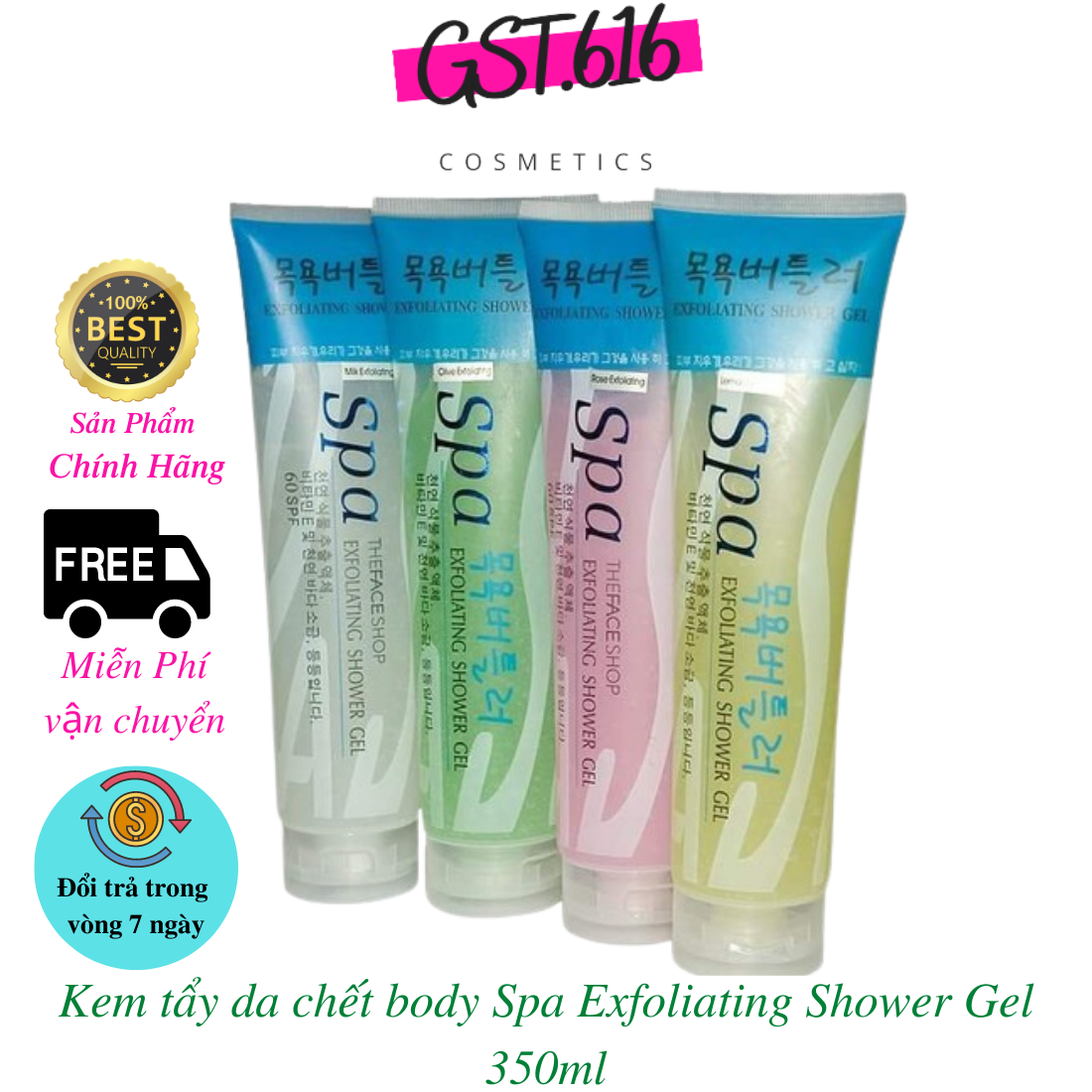 Tẩy tế bào chết SPA Hàn Quốc 350ml