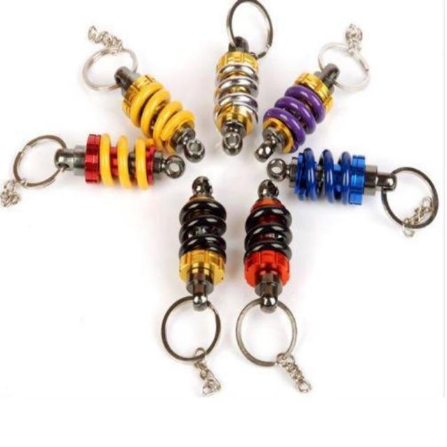 Móc khoá phuộc mini trang trí xe. dochoixemay
