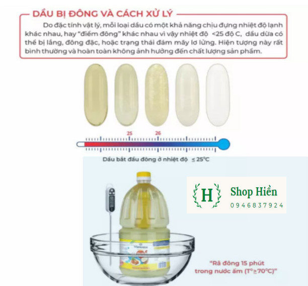 Dầu ăn dừa Vietcoco 2L (100% nguyên chất )