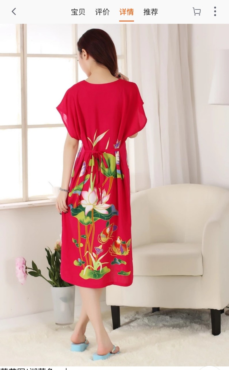 Đầm Maxi lanh big size  Quảng Châu